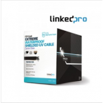 LINKEDPRO Cable UTP Cat6 Negro para exterior UL